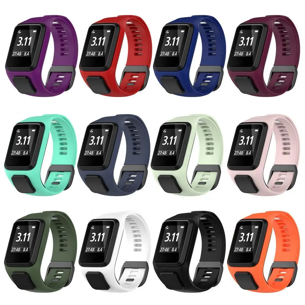 Watch Band Sweat-proof Breathable with Buckle Sports Replaceable Watch Belt Compatible with TomTom Adventurer/Golfer 2/Runner 2
Watch Band Sweat-proof Breathable with Buckle Sports Replaceable Watch Belt Compatible with TomTom Adventurer/Golfer 2/Runner 2