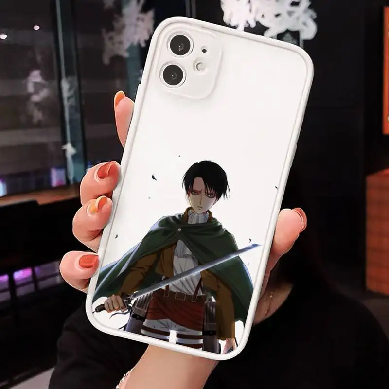 attack on titan Phone Case Clear matte transparent For white iPhone 7 8 x xs xr 11 12 pro plus max mini Funda
attack on titan Phone Case Clear matte transparent For white iPhone 7 8 x xs xr 11 12 pro plus max mini Funda