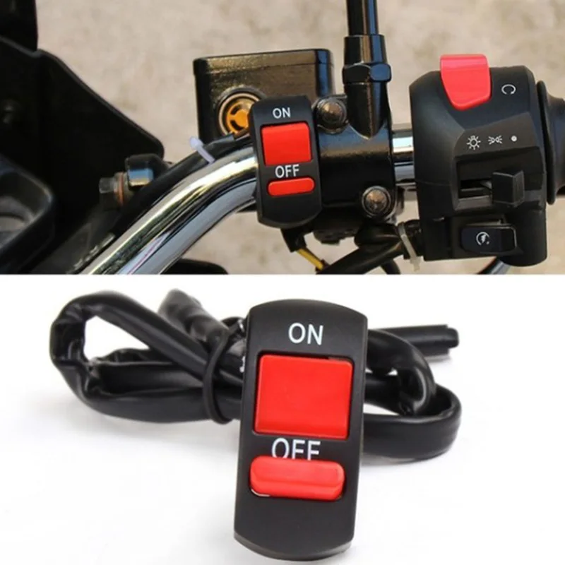 Universal Motorcycle Handlebar Flashing Switch Moto Light Switch ON OFF Button ATV Bike DC12V/10A Black Two Core Wire
Universal Motorcycle Handlebar Flashing Switch Moto Light Switch ON OFF Button ATV Bike DC12V/10A Black Two Core Wire