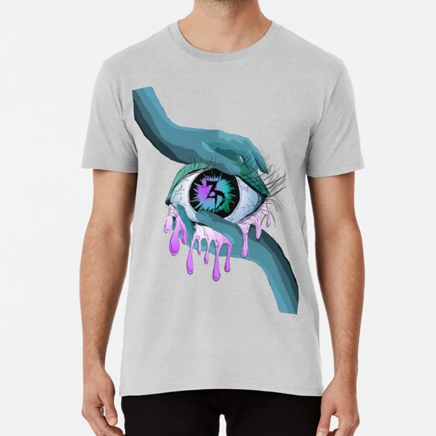 Zeds Dead EDM eye Art футболка zeds dead edm trippy стикер illenium bassectar rave basshead bass art|Мужские футболки| |