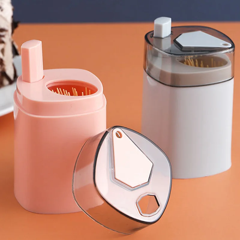 1pc Toothpick Storage Box Portable Pop-up Household Automatic Toothpick Organizer Container Storage Box Toothpick Dispenser
1pc Toothpick Storage Box Portable Pop-up Household Automatic Toothpick Organizer Container Storage Box Toothpick Dispenser