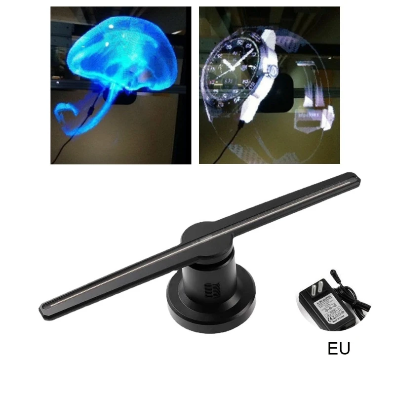 K1KA 3D Hologram Projector Light Advertising Display LED Fan Holo-graphic Imaging Lamp Remote Hologram Player wifi/Plug-in
K1KA 3D Hologram Projector Light Advertising Display LED Fan Holo-graphic Imaging Lamp Remote Hologram Player wifi/Plug-in
