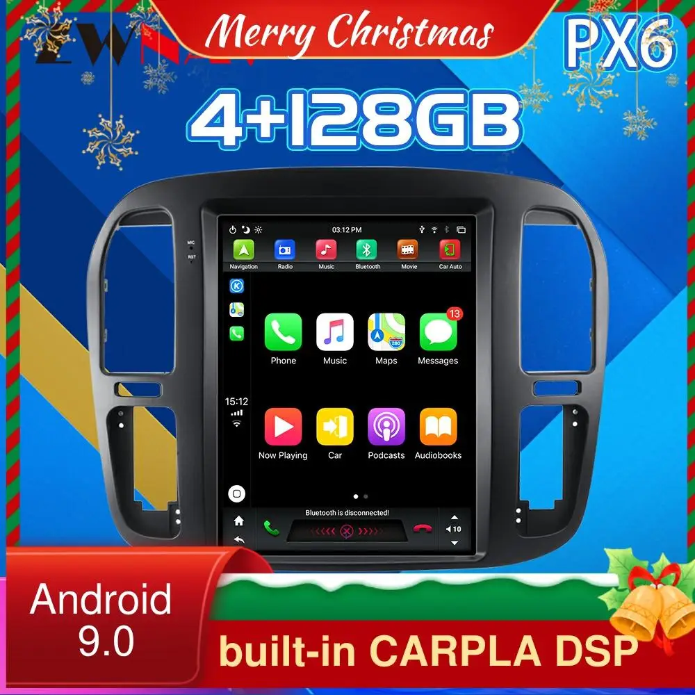 For Toyota Lander Cruiser LC100 1998-2002 Carplay DSP Android 9 PX6 Vertical Tesla Radio Car Player Stereo GPS Navigation
For Toyota Lander Cruiser LC100 1998-2002 Carplay DSP Android 9 PX6 Vertical Tesla Radio Car Player Stereo GPS Navigation