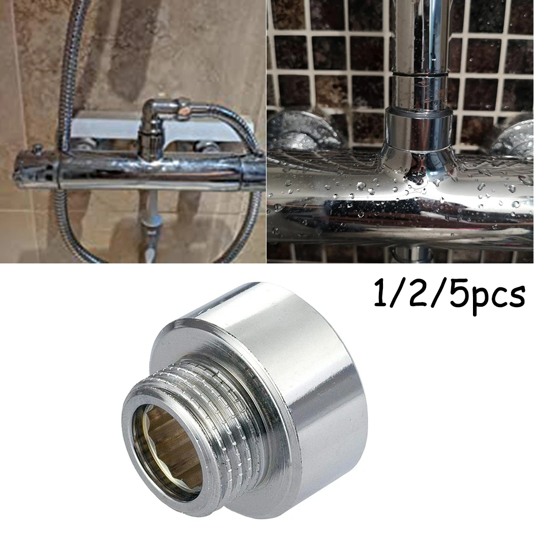 1/2/5x Adaptor Shower Hose / Head Adaptor 3/4" Female To 1/2" Male BSP Chrome Reducer Chrome Plated Brass
1/2/5x Adaptor Shower Hose / Head Adaptor 3/4" Female To 1/2" Male BSP Chrome Reducer Chrome Plated Brass