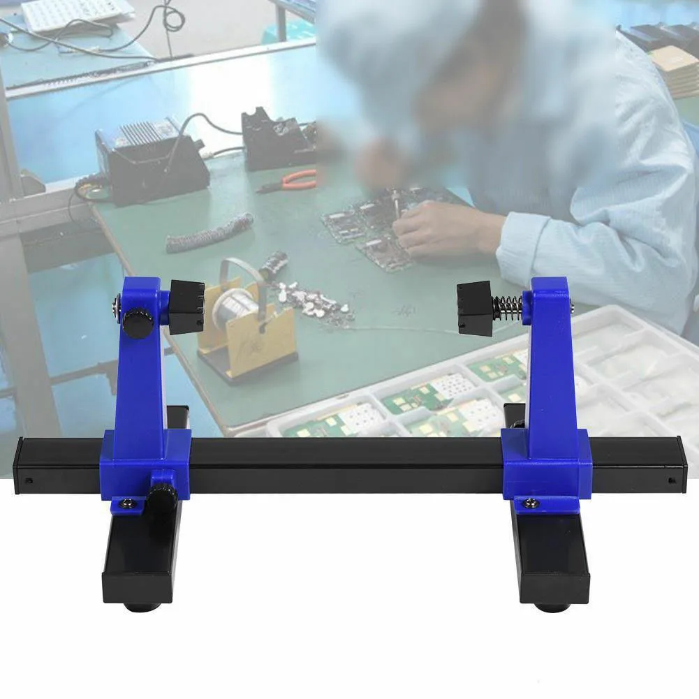 Adjustable PCB Bracket360 Degree Rotation FixtureCircuit Board Clamp High Quality Soldering Holder For Soldering Repair
Adjustable PCB Bracket360 Degree Rotation FixtureCircuit Board Clamp High Quality Soldering Holder For Soldering Repair