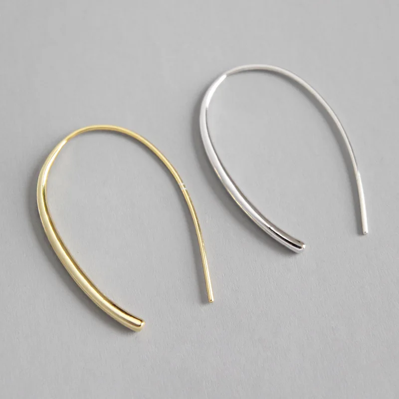 fashion S925 Silver Color Earrings Simple Wild U-shaped Earrings Party Female Earrings To Send Girlfriend Jewelry
fashion S925 Silver Color Earrings Simple Wild U-shaped Earrings Party Female Earrings To Send Girlfriend Jewelry