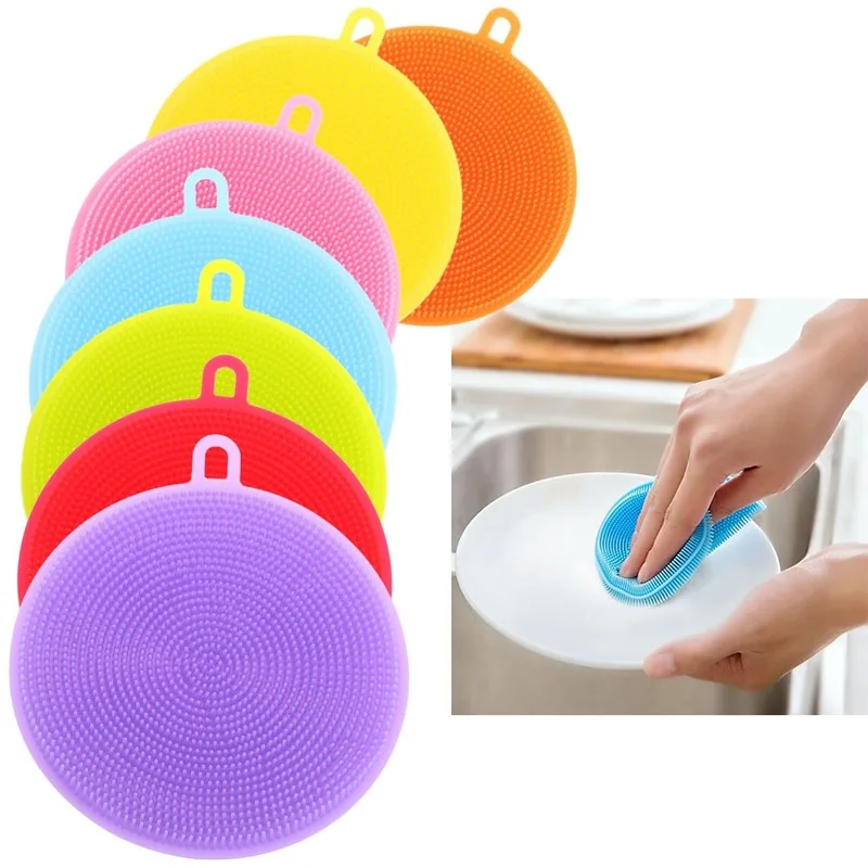 1PC Colorful Silicone Dish Washing Sponge Melamine Eraser Magic Sponge Diy Cleaning Sponge Dishwashing Kitchen Bathroom Items
1PC Colorful Silicone Dish Washing Sponge Melamine Eraser Magic Sponge Diy Cleaning Sponge Dishwashing Kitchen Bathroom Items