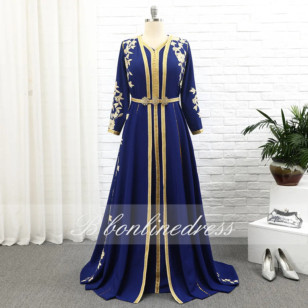 Bbonlinedress Muslim Evening Dresses 2020 Golden Embroidery Women Party Wear Moroccan Caftan Dress Formal Gowns robe de soiree
Bbonlinedress Muslim Evening Dresses 2020 Golden Embroidery Women Party Wear Moroccan Caftan Dress Formal Gowns robe de soiree