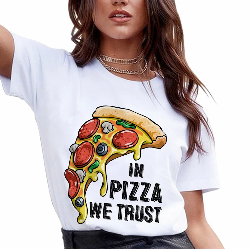 Hamburger Pizza Graphic Print Ladies Tshirt Casual White Ulzzang Harajuku Crew Neck Women Top T Shirt
Hamburger Pizza Graphic Print Ladies Tshirt Casual White Ulzzang Harajuku Crew Neck Women Top T Shirt