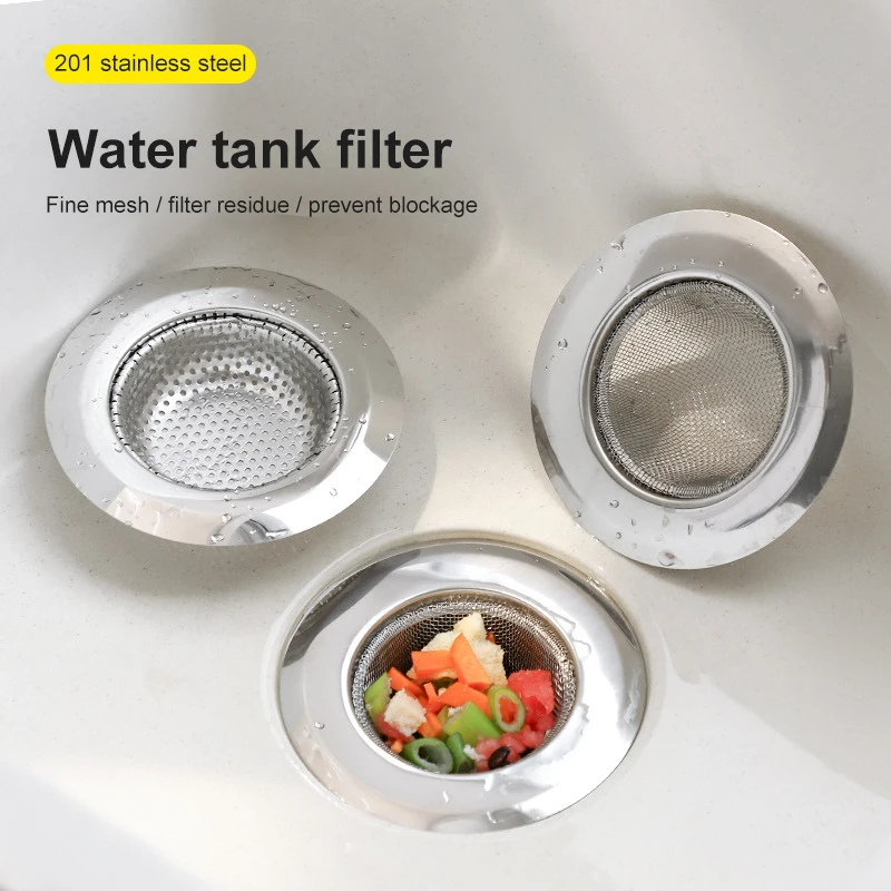 Stainless Steel Kitchen Sink Strainer Drain Hole Filter Trap Sink Garbage Filter Bathroom Anti-blocking Floor Drain Kitchen Tool
Stainless Steel Kitchen Sink Strainer Drain Hole Filter Trap Sink Garbage Filter Bathroom Anti-blocking Floor Drain Kitchen Tool