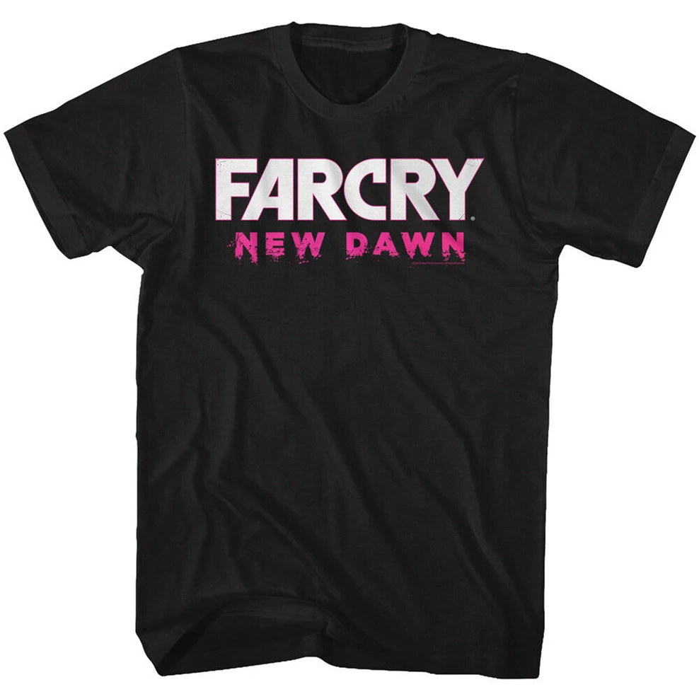 Far футболка с Cry New Dawn Логотип Мужская игровая Sm 3Xl Черная хлопковая Новая летняя