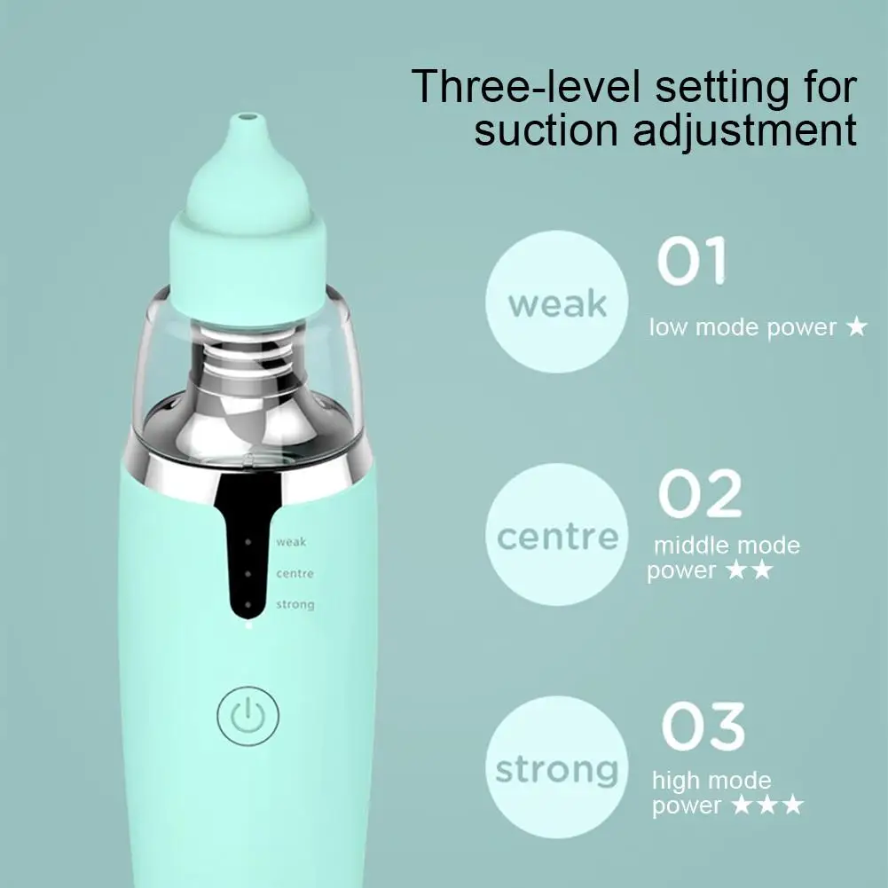 New Electric Baby Nasal Aspirator Cleaner Safe Snot Sucker With 3 Adjustable Suction Levels Booger Sucker For Newborn Toddler
New Electric Baby Nasal Aspirator Cleaner Safe Snot Sucker With 3 Adjustable Suction Levels Booger Sucker For Newborn Toddler