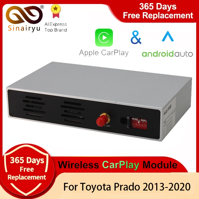 Wireless CarPlay Android Auto Retrofit Box for Toyota Wireless CarPlay for Toyota Prado Avalon & Camery 17-19 8inch
Wireless CarPlay Android Auto Retrofit Box for Toyota Wireless CarPlay for Toyota Prado Avalon & Camery 17-19 8inch