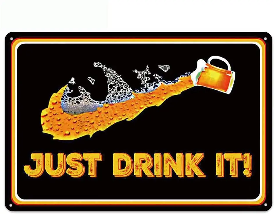 Original Retro Tin Metal Wall Decoration Print Poster, Drink It, Tinplate Signs Wall Art for Man Cave/Bar
Original Retro Tin Metal Wall Decoration Print Poster, Drink It, Tinplate Signs Wall Art for Man Cave/Bar