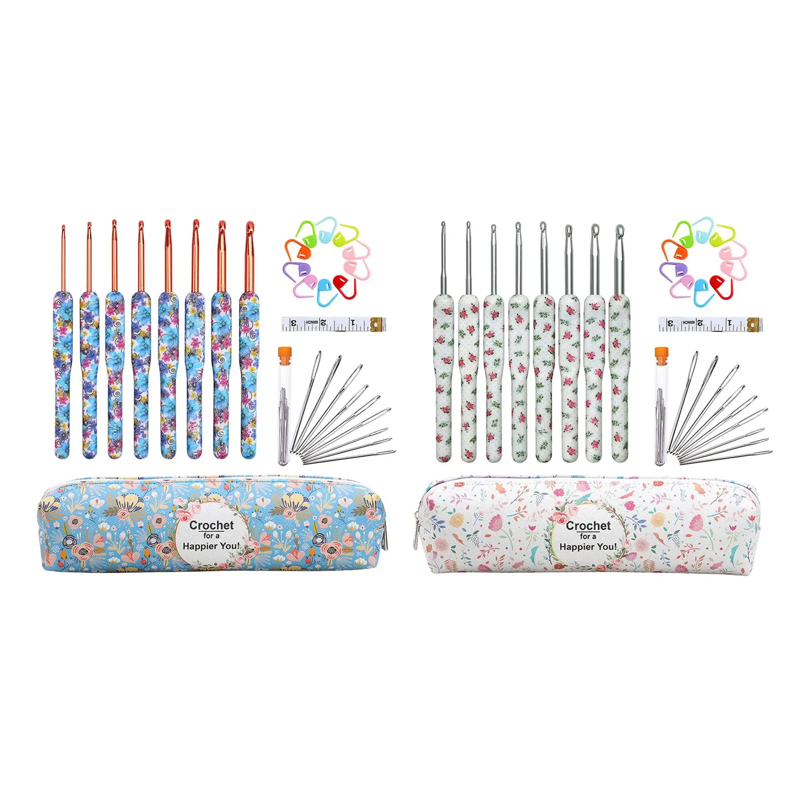 29Pcs Aluminum Crochet Hooks Set 2.5mm 3mm 3.5mm 4mm 4.5mm 5mm 5.5mm 6mm with Case for Knitting Best Gift for Beginners Women
29Pcs Aluminum Crochet Hooks Set 2.5mm 3mm 3.5mm 4mm 4.5mm 5mm 5.5mm 6mm with Case for Knitting Best Gift for Beginners Women