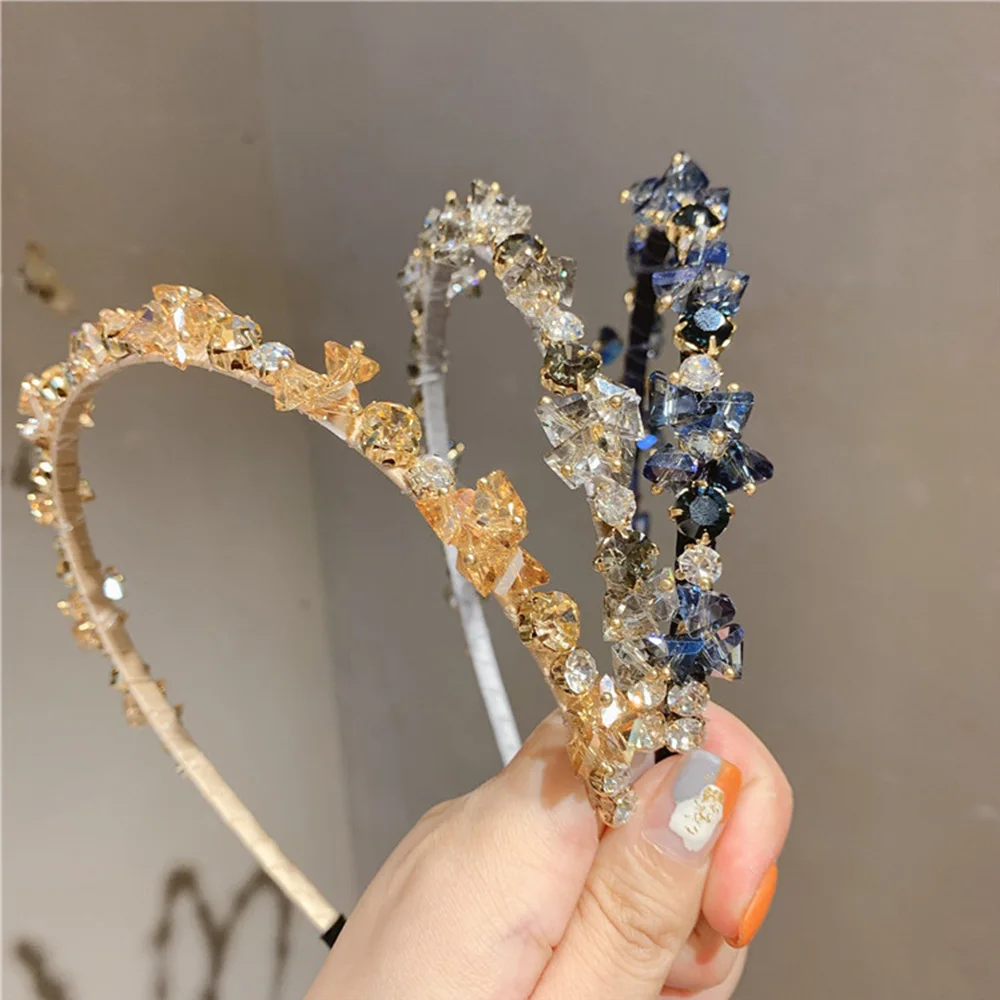 Korean NEW Women's Luxury Crystal Rhinestone Retro Headbands French Elegant Hair Hoop Headband Thin Hairband Hair Accessories
Korean NEW Women's Luxury Crystal Rhinestone Retro Headbands French Elegant Hair Hoop Headband Thin Hairband Hair Accessories