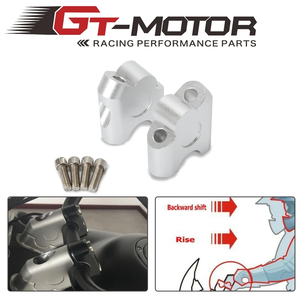 Motorcycle Universal 22MM Handlebar Riser Back Drag Handle Bar Clamp Extend Adapter For YAMAHA Honda DL650 DL1000 V-strom
Motorcycle Universal 22MM Handlebar Riser Back Drag Handle Bar Clamp Extend Adapter For YAMAHA Honda DL650 DL1000 V-strom