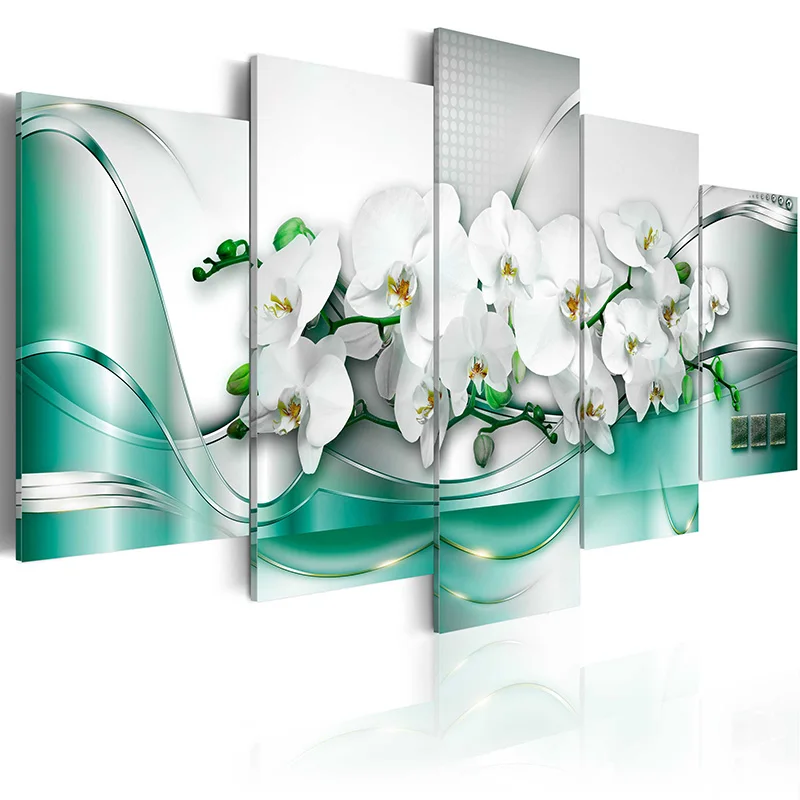 Cross Stitch DIY Painting White Flower 5D Diamond Home Decor 5 Pcs Picture Modern Embroidery Pattern Wall Full Round Drill Gift
Cross Stitch DIY Painting White Flower 5D Diamond Home Decor 5 Pcs Picture Modern Embroidery Pattern Wall Full Round Drill Gift