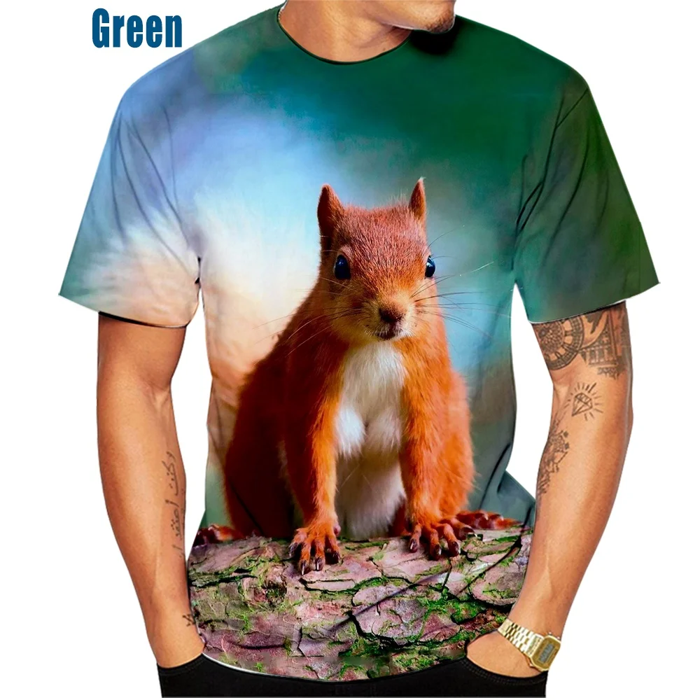 New Arrivals Men&women Printed T-Shirt Short Sleeve Casual Squirrel 3D T Shirt Men&women Tops XS~5XL
New Arrivals Men&women Printed T-Shirt Short Sleeve Casual Squirrel 3D T Shirt Men&women Tops XS~5XL