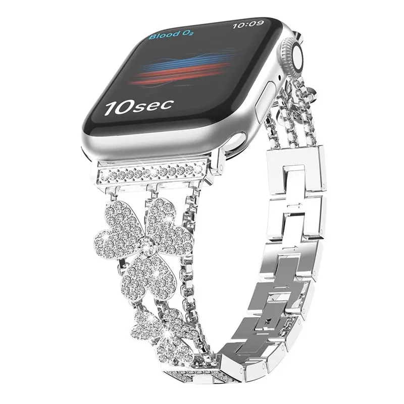 Watchbands For Apple Watch 6 Band SE 44mm 40mm Bling Stainless Steel Bracelet iWatch Series 5 4 Strap For Applewatch 3 42mm 38mm
Watchbands For Apple Watch 6 Band SE 44mm 40mm Bling Stainless Steel Bracelet iWatch Series 5 4 Strap For Applewatch 3 42mm 38mm