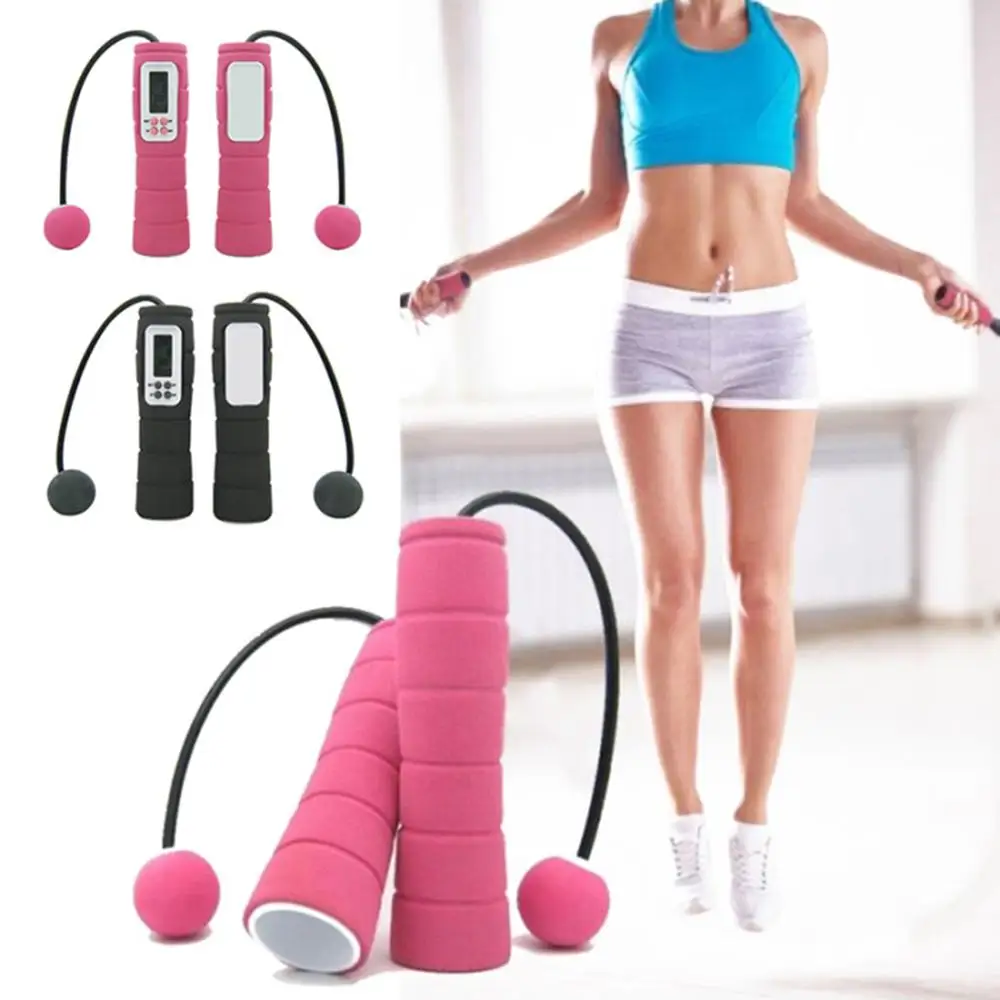 

Skipping Ropes Digital Wireless Skipping Rope Workout Crossfit Exercise Fitness Body Rope Fitness Calorie Counter