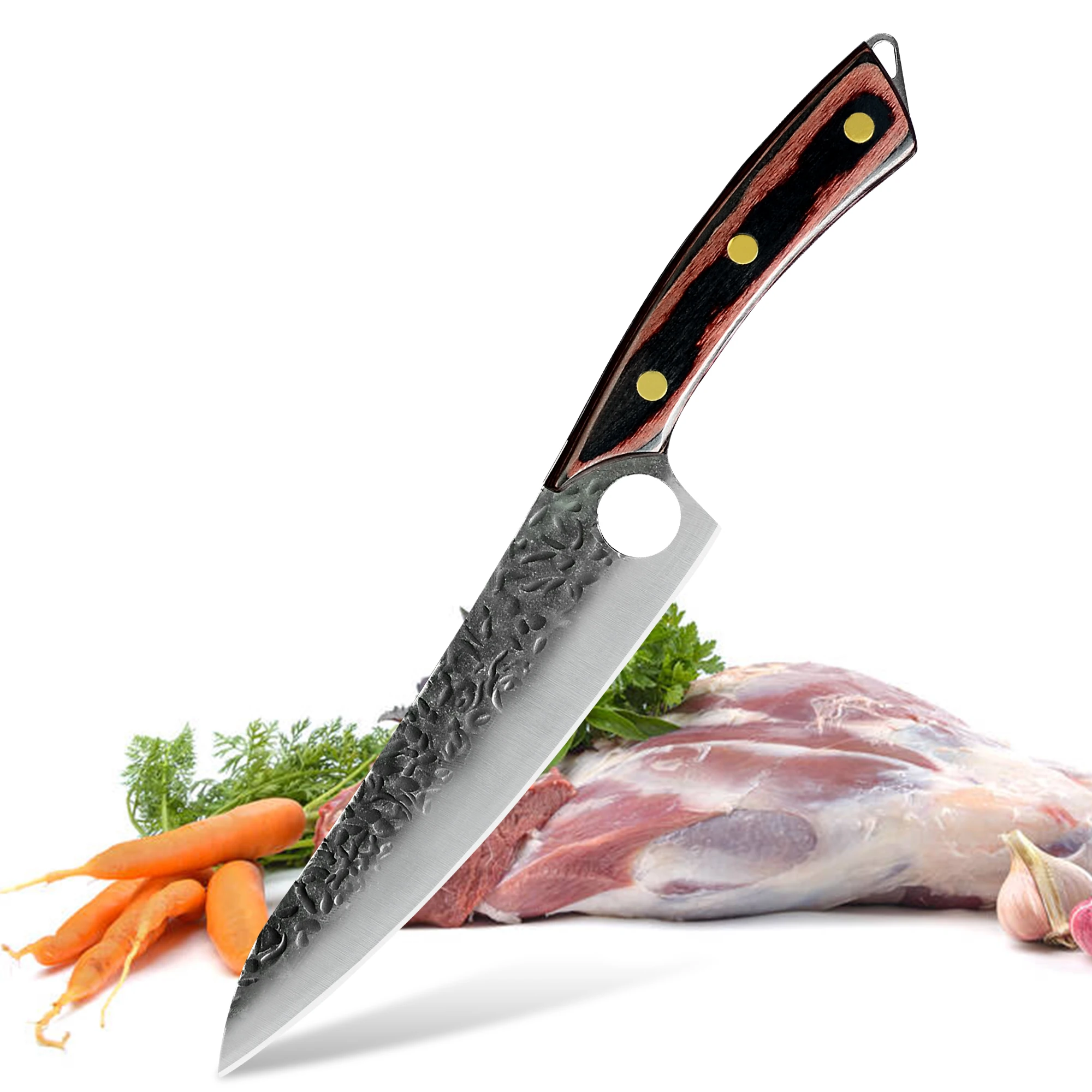 Professional Slicing Chef Knife 8 Inch Kitchen High Carbon Steel Full Tang Wood Handle Filleting Fish Meat Knife Kitchen Cutlery
Professional Slicing Chef Knife 8 Inch Kitchen High Carbon Steel Full Tang Wood Handle Filleting Fish Meat Knife Kitchen Cutlery
