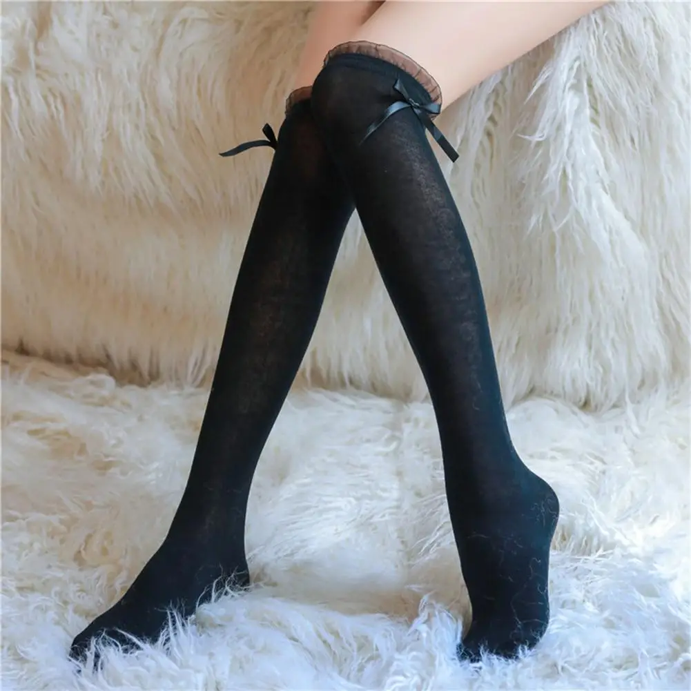 Sexy Women's Stockings Over Knee Socks Preppy Style Non-slip Breathable Maid Girls Lace Top Thigh High Socks for Students School
Sexy Women's Stockings Over Knee Socks Preppy Style Non-slip Breathable Maid Girls Lace Top Thigh High Socks for Students School