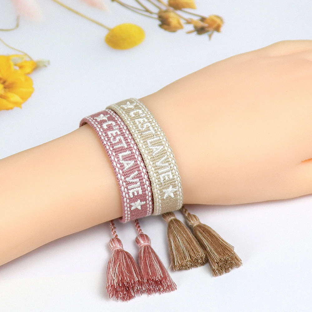 MINI Women Woven Tassel Bracelet Embroidery Braided Bracelets Wholesale Jewelry Gifts Boho Wrap Bracelet Kid Bracelet Girl
MINI Women Woven Tassel Bracelet Embroidery Braided Bracelets Wholesale Jewelry Gifts Boho Wrap Bracelet Kid Bracelet Girl