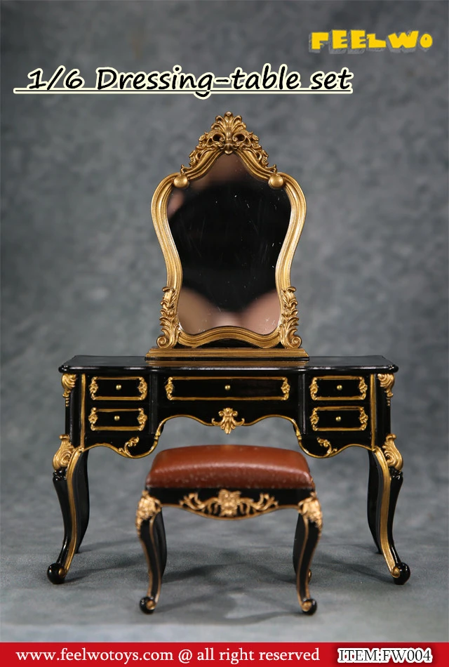 1/6 Scene Accessory FW004 Series Resin Material European Retro Dressing Table Model for 12 '' Action Figure
1/6 Scene Accessory FW004 Series Resin Material European Retro Dressing Table Model for 12 '' Action Figure