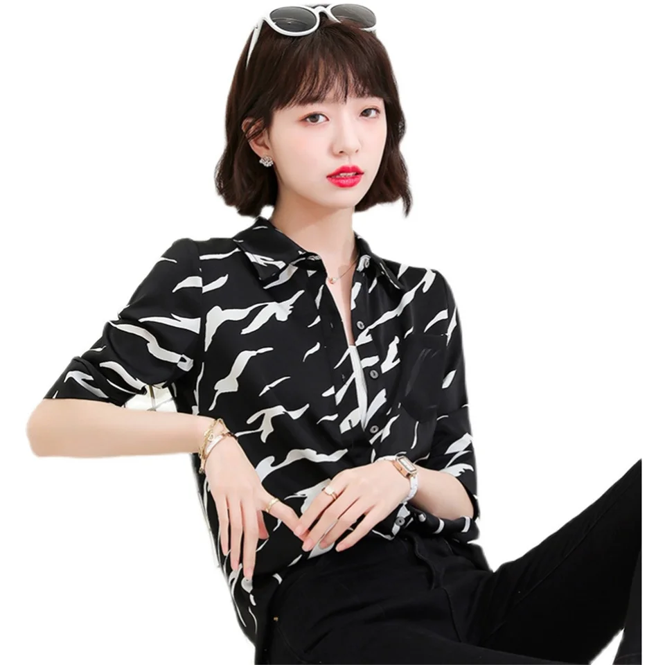 Summer Career Chiffon All Match Short Sleeve Women Blouse Camisa Mujer Fashion Casual Blouses Ladies Shirts Tops Blusas
Summer Career Chiffon All Match Short Sleeve Women Blouse Camisa Mujer Fashion Casual Blouses Ladies Shirts Tops Blusas