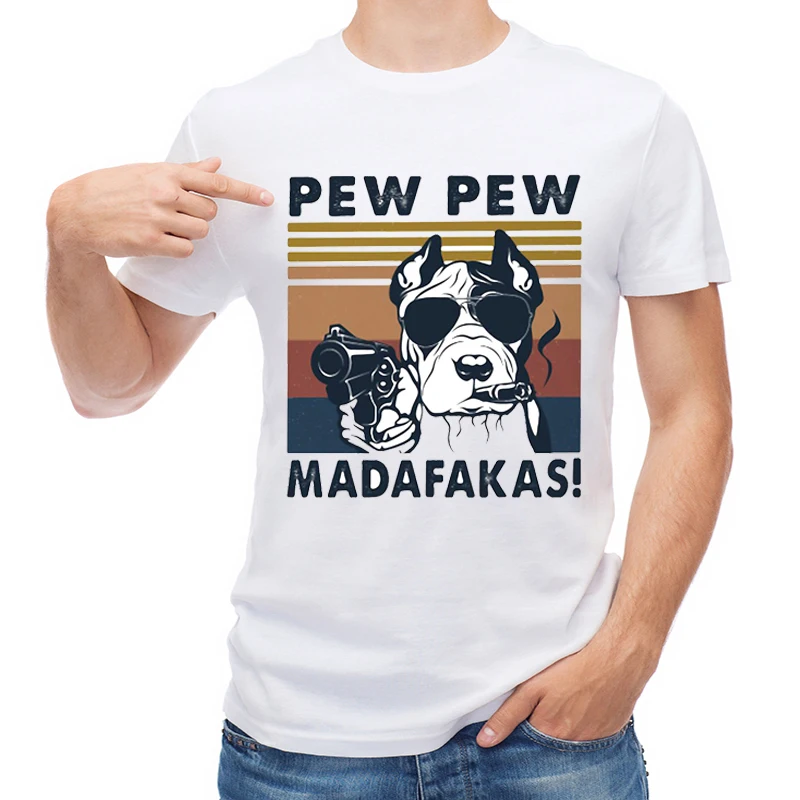 TEEHUB Hot Sales Retro Pug Pew Madafakas Men T Shirt Vintage Smoking Pug Gun Pew Printed T-shirt Short Sleeve Tops Boy Tees
TEEHUB Hot Sales Retro Pug Pew Madafakas Men T Shirt Vintage Smoking Pug Gun Pew Printed T-shirt Short Sleeve Tops Boy Tees