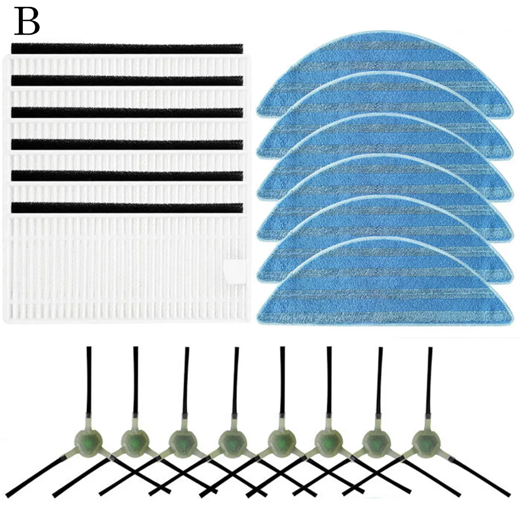 6*Filters+6*Mop Cloths+8*Side Brushes Vacuum Cleaner Side Brush Mop Filter For Lefant T700/M571/M200/M201/M501/M520
6*Filters+6*Mop Cloths+8*Side Brushes Vacuum Cleaner Side Brush Mop Filter For Lefant T700/M571/M200/M201/M501/M520