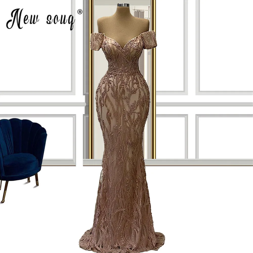 Longue Robes Off Shoulder Beaded Long Evening Dresses V Neck Backless Pageant Prom Gowns Formal Party Wear Plus Size
Longue Robes Off Shoulder Beaded Long Evening Dresses V Neck Backless Pageant Prom Gowns Formal Party Wear Plus Size
