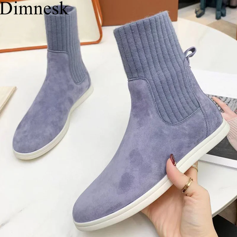 Hot Sell Kid Suede Stretch Socks Boots Women Flat Soft Sole Slim Ankle Botas Autumn Comfort Leisure Light Short Boots Female
Hot Sell Kid Suede Stretch Socks Boots Women Flat Soft Sole Slim Ankle Botas Autumn Comfort Leisure Light Short Boots Female