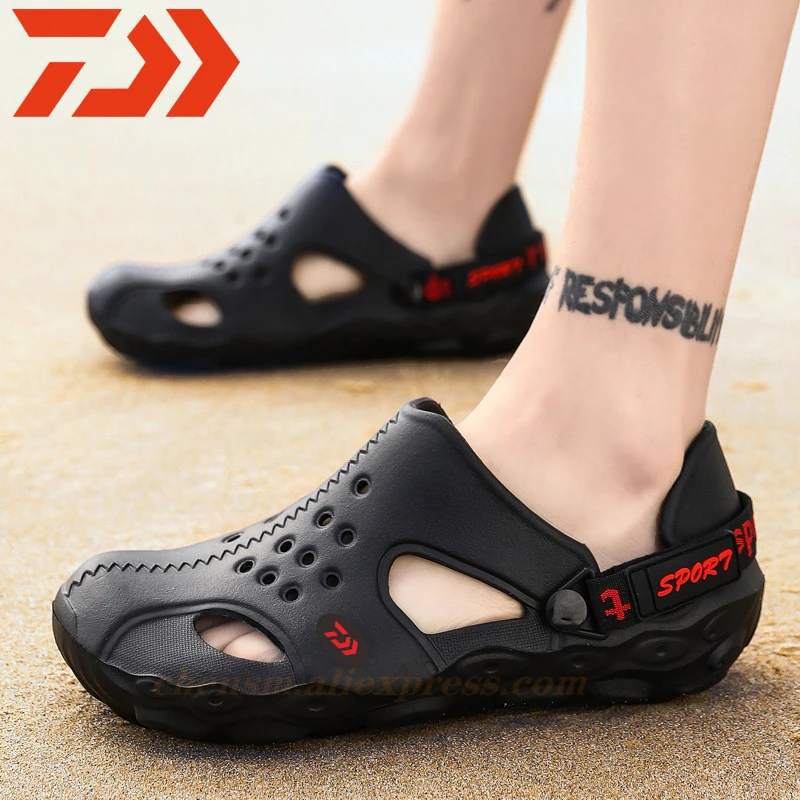 2021 DAIWA Sandals Fishing Shoes Outdoor Breathable Wading Men's Summer Shoes Non-slip Casual Beach Slippers for Men Size40-45
2021 DAIWA Sandals Fishing Shoes Outdoor Breathable Wading Men's Summer Shoes Non-slip Casual Beach Slippers for Men Size40-45