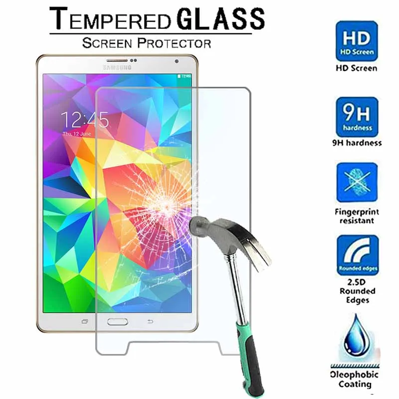 For Samsung Galaxy Tab S 8.4 T-700 T-705 - 9H Ultra clear Premium Tablet Tempered Glass Screen Protector Film Guard Cover 
For Samsung Galaxy Tab S 8.4 T-700 T-705 - 9H Ultra clear Premium Tablet Tempered Glass Screen Protector Film Guard Cover
