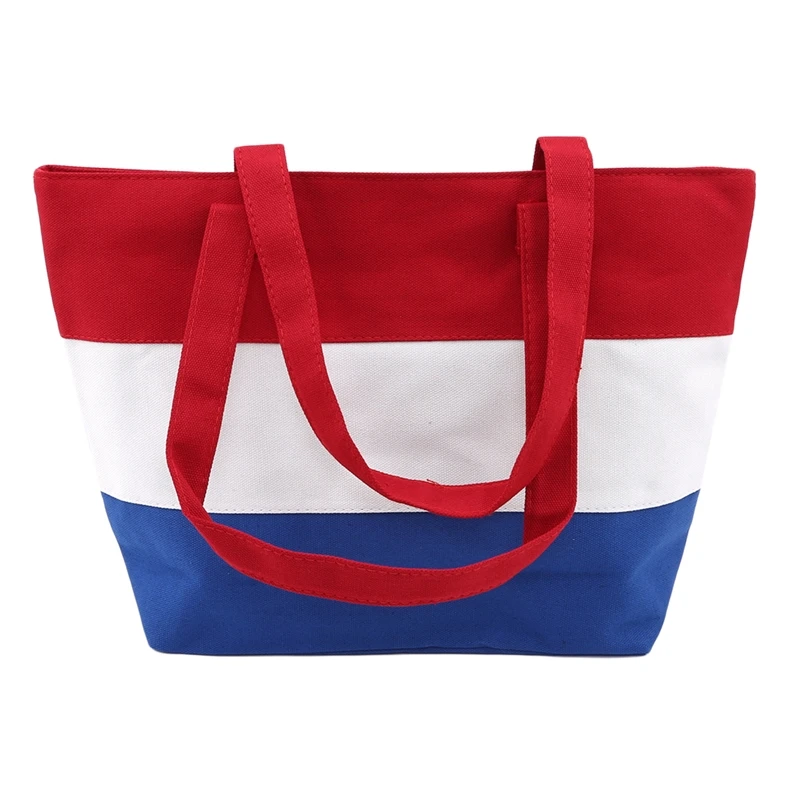Coloured Canvas Stripe Coloured Single Shoulder Bag Recreational Trend Large Capacity Handbag
Coloured Canvas Stripe Coloured Single Shoulder Bag Recreational Trend Large Capacity Handbag