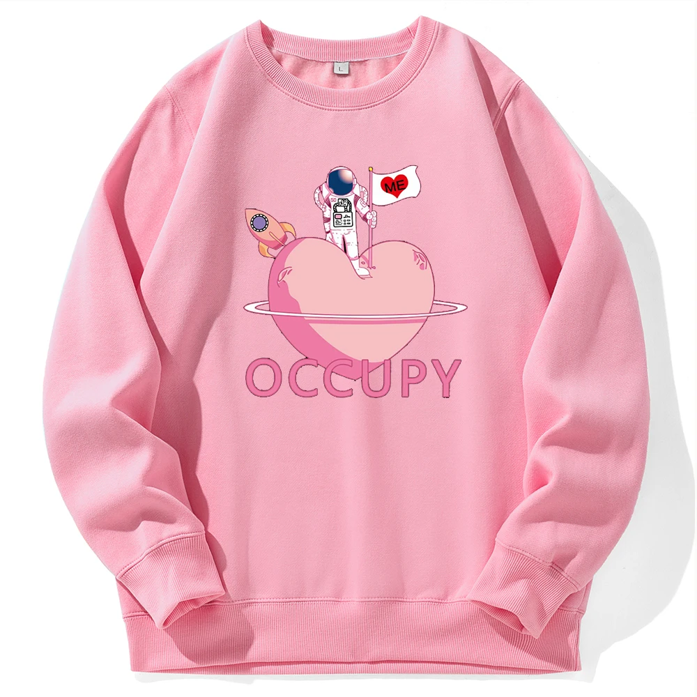 Толстовка с мультяшными астронавтами, женский милый розовый Женский свитшот Харадзюку с сердечками, милый пуловер с длинным рукавом
Толстовка с мультяшными астронавтами, женский милый розовый Женский свитшот Харадзюку с сердечками, милый пуловер с длинным рукавом