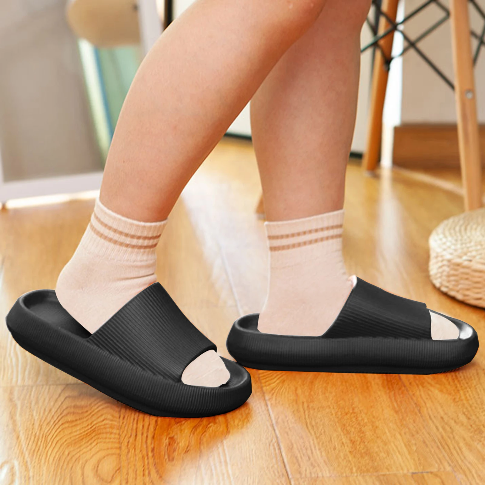 Unisex Shower Sandals,Non-Slip Beach Pool Bathing Slides,Open Toe Style Outdoor Soft Slippers for Mens and Womens - 44 45
Unisex Shower Sandals,Non-Slip Beach Pool Bathing Slides,Open Toe Style Outdoor Soft Slippers for Mens and Womens - 44 45