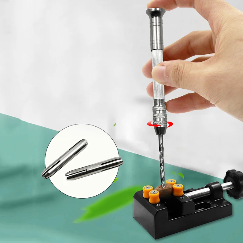 10 Drill Hand Drill Crafts Jewelry Watch Making Drilling Wood Aluminum Rotary 88mm PCB Mini Keyless New
10 Drill Hand Drill Crafts Jewelry Watch Making Drilling Wood Aluminum Rotary 88mm PCB Mini Keyless New