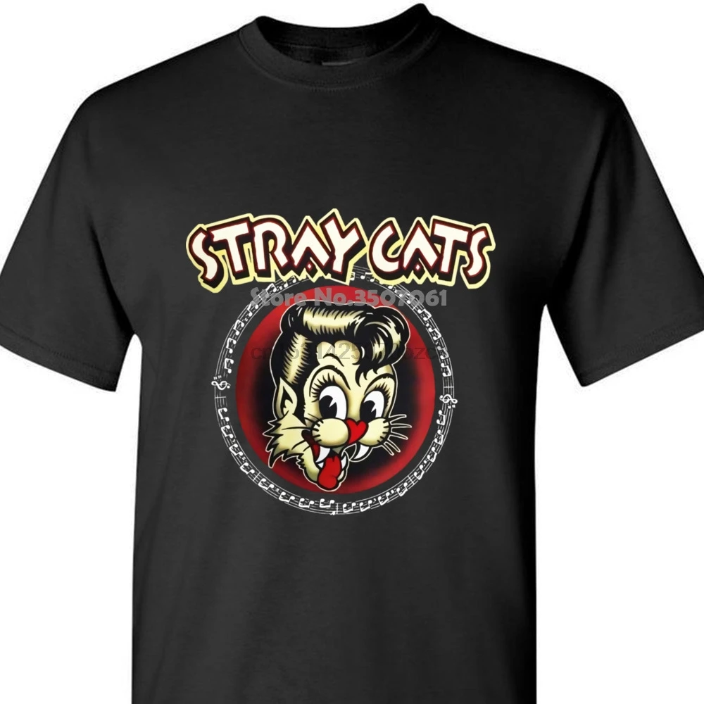 New Popular Stray Cats Rock Band Men Black T Shirt Size S 3Xl High Quality Casual Printing Tee Coat Clothes Tops
New Popular Stray Cats Rock Band Men Black T Shirt Size S 3Xl High Quality Casual Printing Tee Coat Clothes Tops