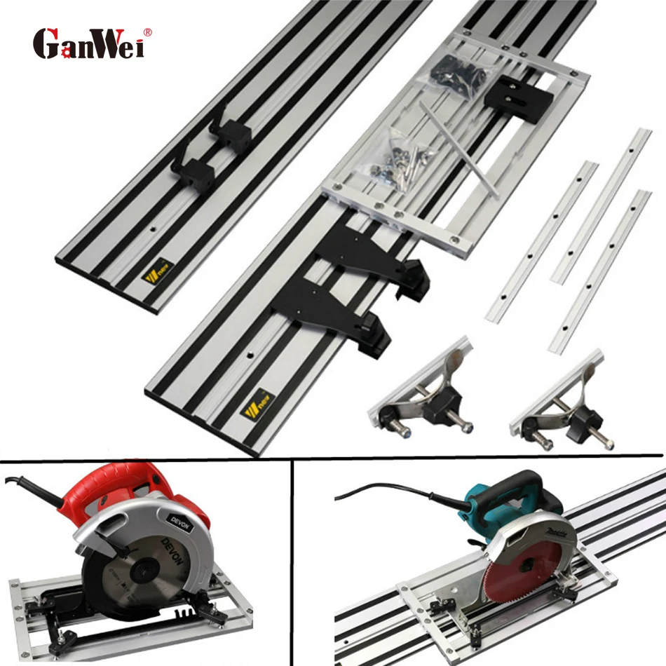 GanWei 2.8m Aluminium Alloy Engraving Machine Universal Guide Rail Set Woodworking Tools for Makita Electric Circular Saw
GanWei 2.8m Aluminium Alloy Engraving Machine Universal Guide Rail Set Woodworking Tools for Makita Electric Circular Saw