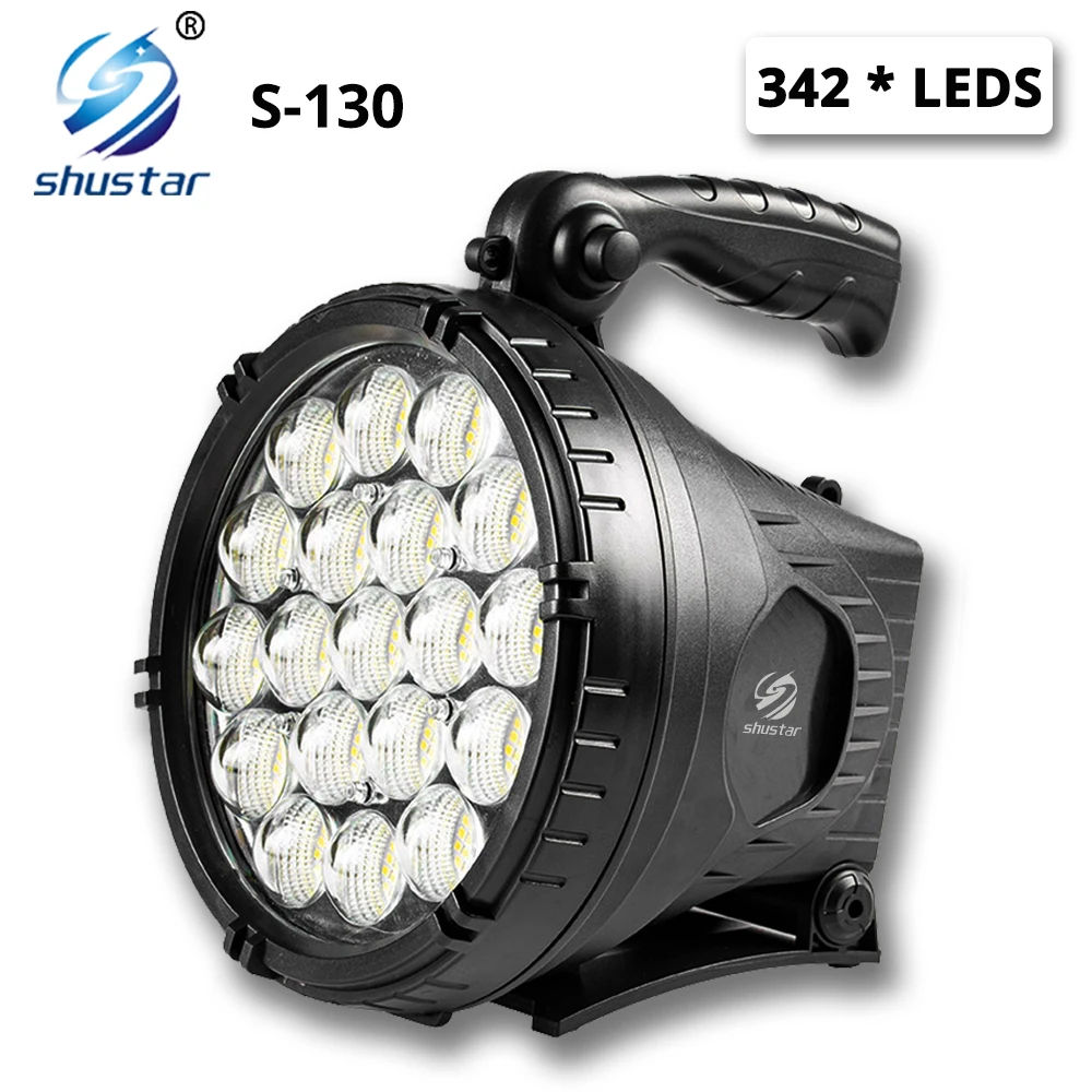 High Power LED Portable Spotlight Flashlight Searchlight with Bracket and 342*2835 or P90 Lamp Beads Suitable for Adventure
High Power LED Portable Spotlight Flashlight Searchlight with Bracket and 342*2835 or P90 Lamp Beads Suitable for Adventure