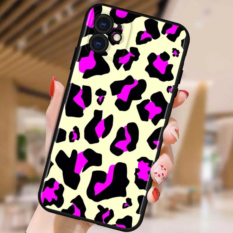 Leopard Color Cute Pattern for Apple iPhone 12 Pro Max Mini 11 Pro XS Max X XR 6S 6 7 8 Plus 5S SE2020 Black Phone Case 
Leopard Color Cute Pattern for Apple iPhone 12 Pro Max Mini 11 Pro XS Max X XR 6S 6 7 8 Plus 5S SE2020 Black Phone Case