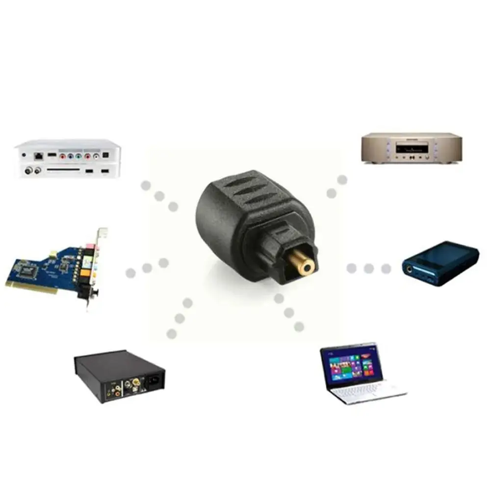 Mini Optical Audio Adapter 3.5mm Female Jack To Digital Dvd Plug For Amplifier For Toslink Toslink Player Male Z6l8
Mini Optical Audio Adapter 3.5mm Female Jack To Digital Dvd Plug For Amplifier For Toslink Toslink Player Male Z6l8