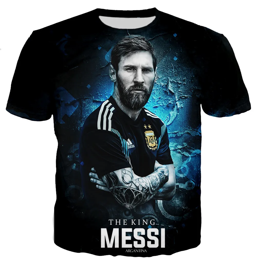 T-Shirt Short Sleeve Star Lionel Messi Fashion Print Men's Summer O-Neck XXS-130 Brand New
T-Shirt Short Sleeve Star Lionel Messi Fashion Print Men's Summer O-Neck XXS-130 Brand New