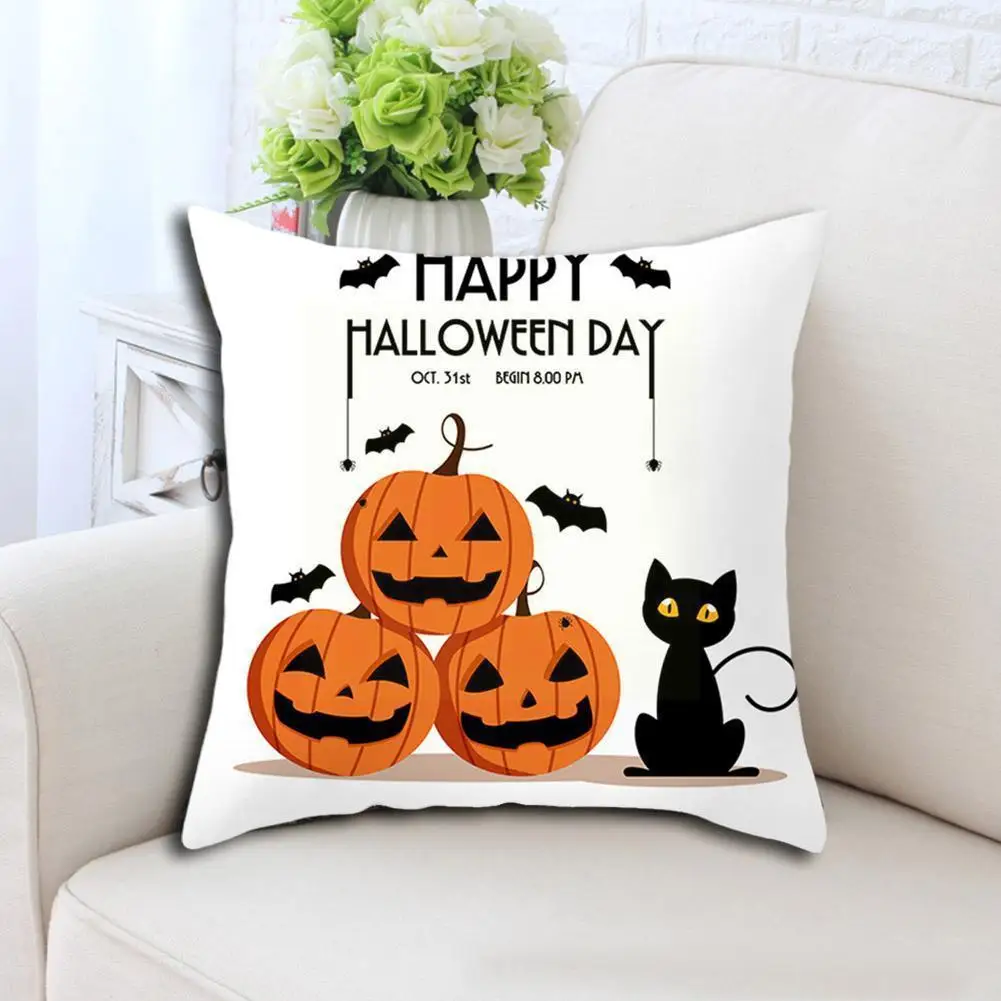 Halloween Pumpkin Black Cat Pillow Cushion Cover New Lumbar Pillowcase Office Artifact Pillow V2C1
Halloween Pumpkin Black Cat Pillow Cushion Cover New Lumbar Pillowcase Office Artifact Pillow V2C1