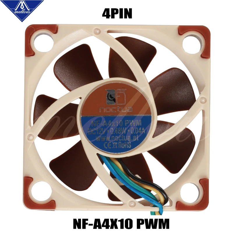 3d принтер вентилятор Noctua Nf a4x10 PWM 5v/12v Премиум тихий охлаждающий 4010(40*40*10 мм) для