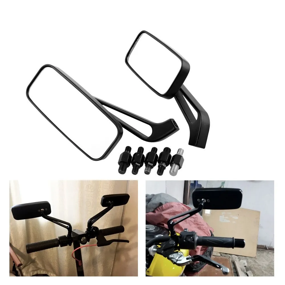 8mm/10mm Motorcycle Side Mirrors Black Universal Modified Rectangle Rear View Mirrors Simple and Classic Reverse Side Mirror for
8mm/10mm Motorcycle Side Mirrors Black Universal Modified Rectangle Rear View Mirrors Simple and Classic Reverse Side Mirror for