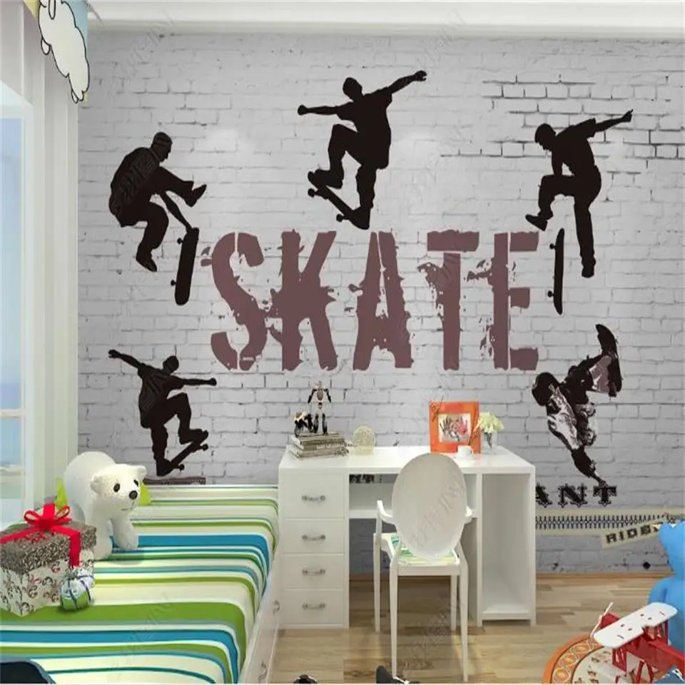 custom size livingroom kids room bed room wallpaper 3d photo mural skateboarding 3d picture hotel backdrop wallpaper for wall 3d
custom size livingroom kids room bed room wallpaper 3d photo mural skateboarding 3d picture hotel backdrop wallpaper for wall 3d